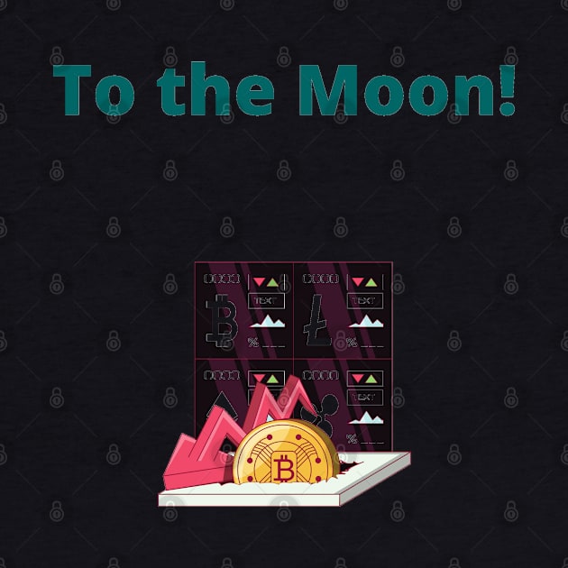 To the Moon! - cryptocurrency by PsyCave